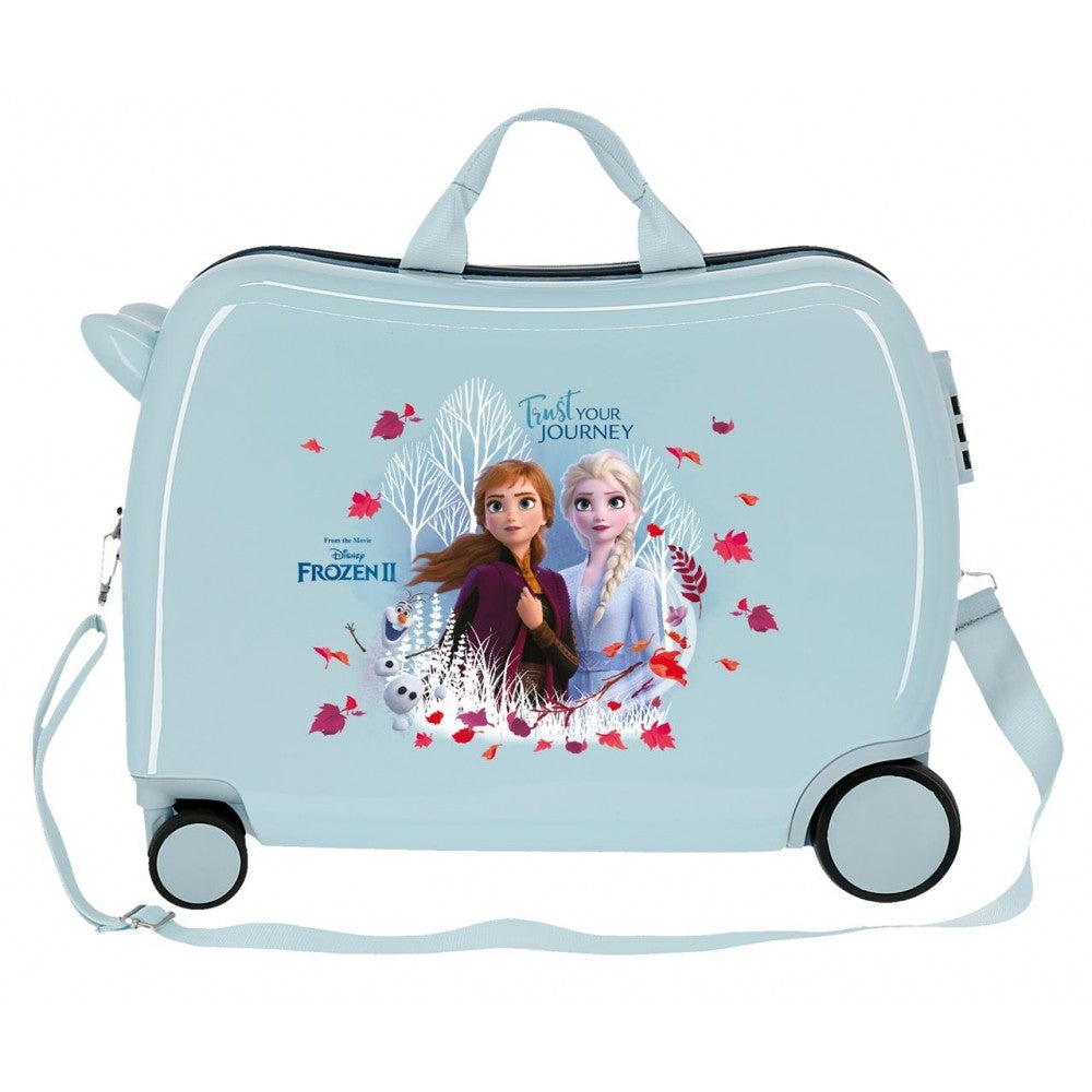 Maleta Infantil Frozen Trust your journey con 2 ruedas multidireccionales