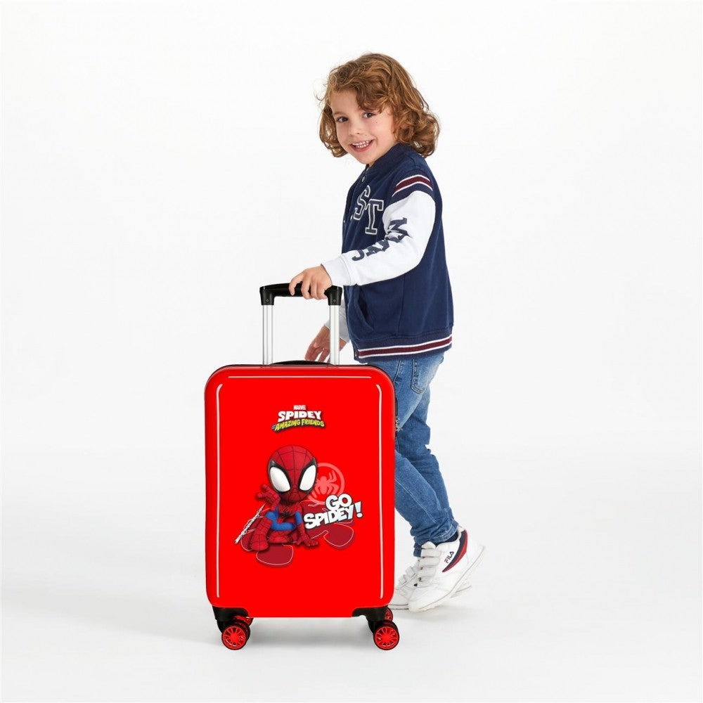 Maleta de cabina Go Spidy rígida 55 cm roja