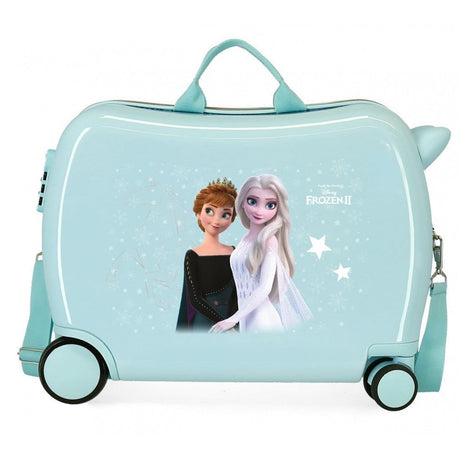 Maleta Infantil Frozen Frosted Light con 2 ruedas multidireccionales