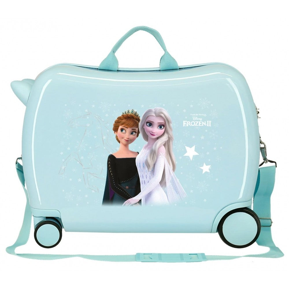 Maleta Infantil Frozen Frosted Light con 2 ruedas multidireccionales