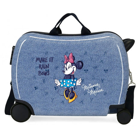 Maleta infantil Minnie Make it Rain Bows 2 ruedas multidireccionales