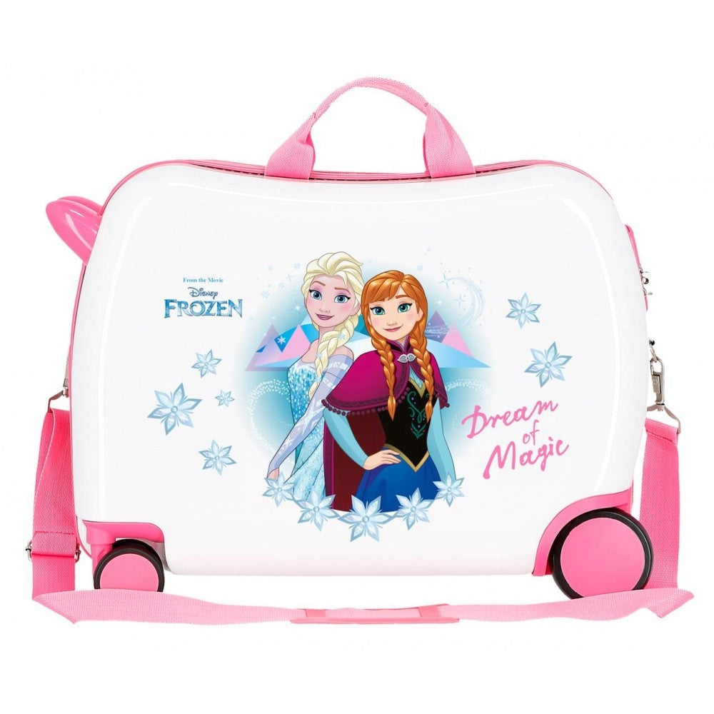 Maleta infantil 2 ruedas multidireccionales Frozen Dream of Magic