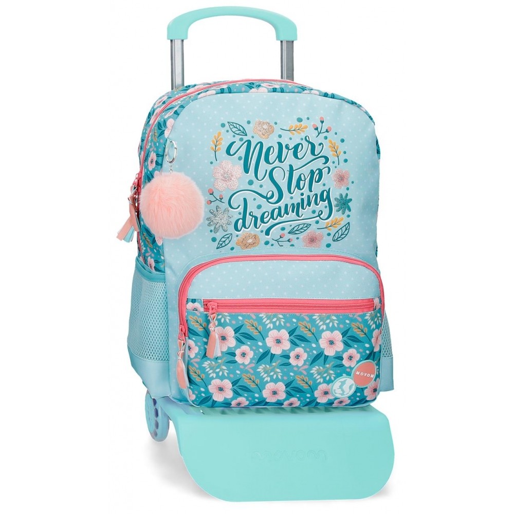 Mochila 42cm Movom Never Stop Dreaming con carro