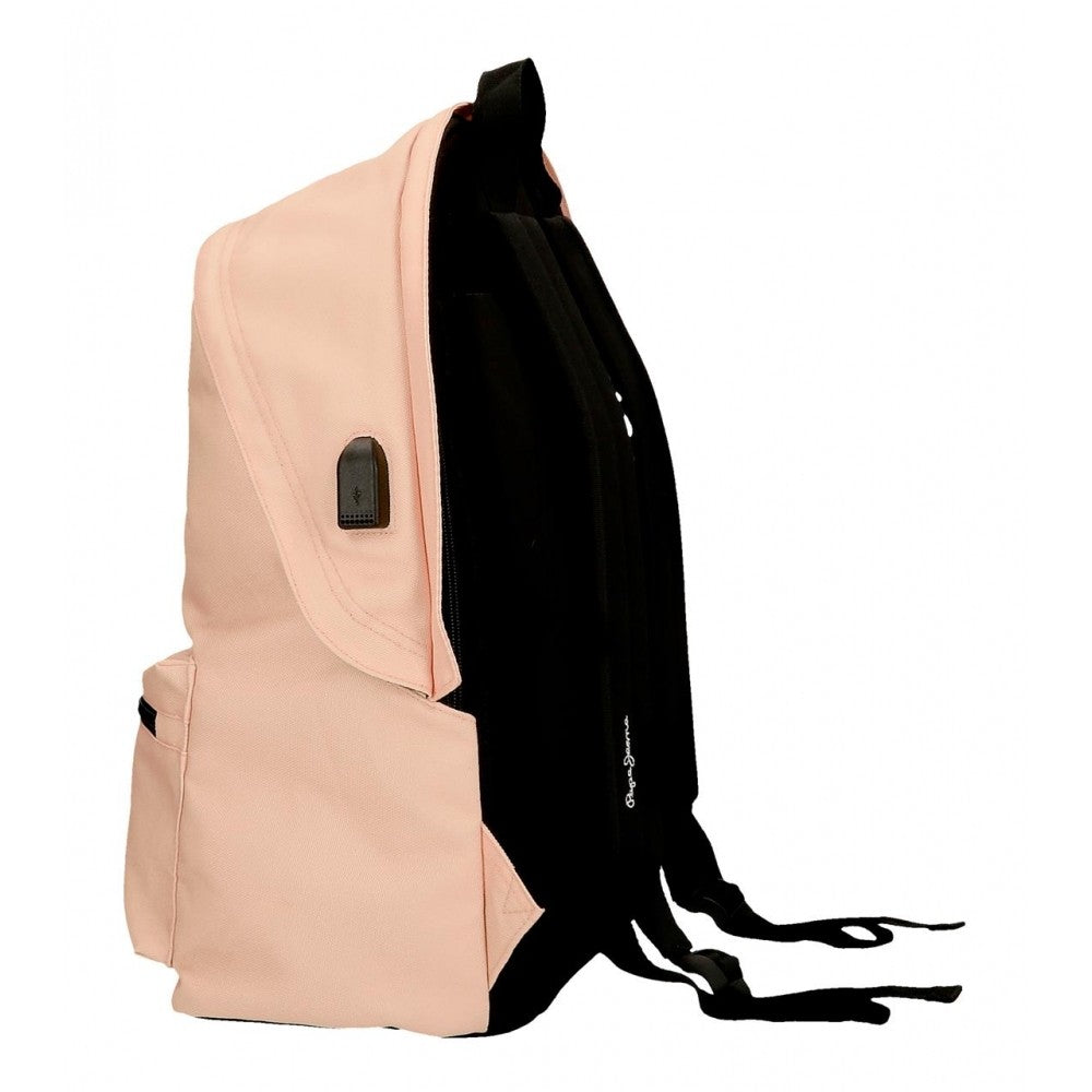 Mochila portaordenador dos compartimentos Pepe Jeans Aris Colorful Rosa 1