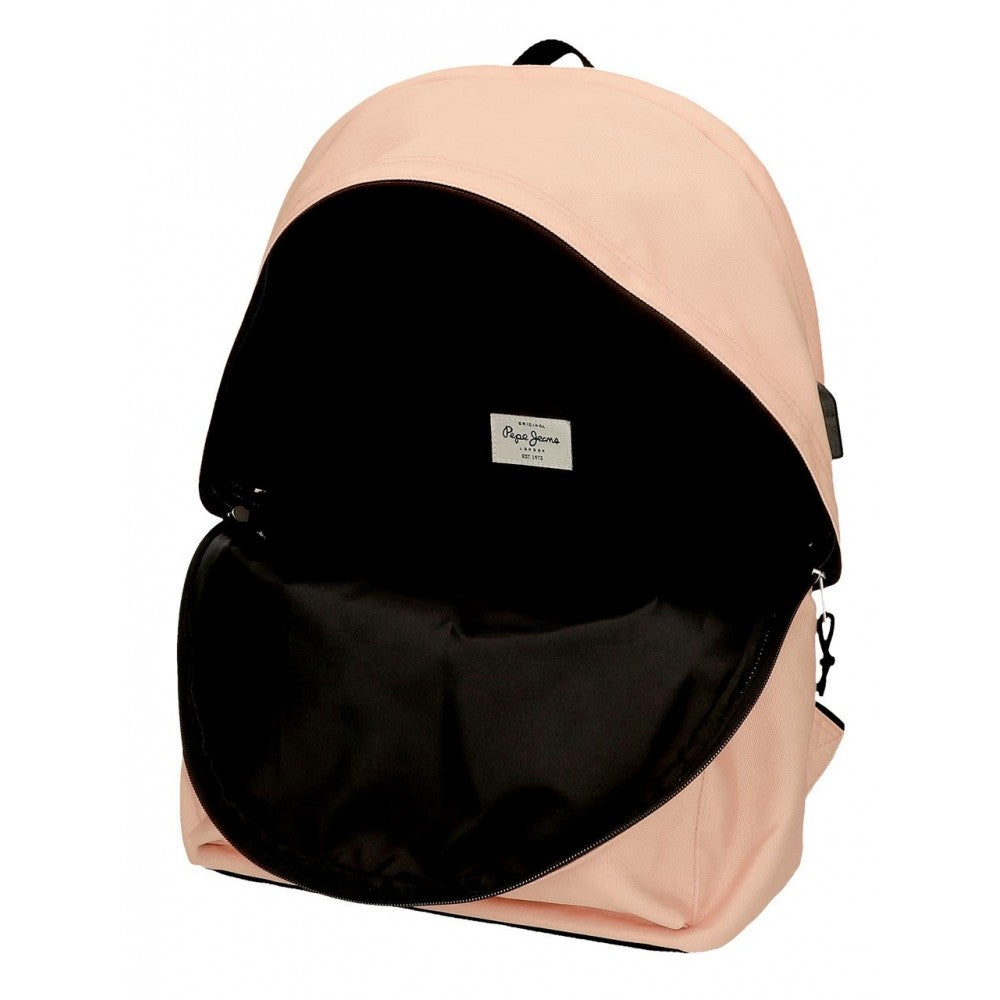 Mochila portaordenador dos compartimentos Pepe Jeans Aris Colorful Rosa 1