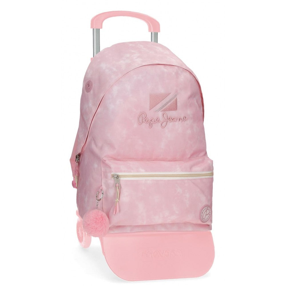 Mochila Pepe Jeans Holi 44cm con carro