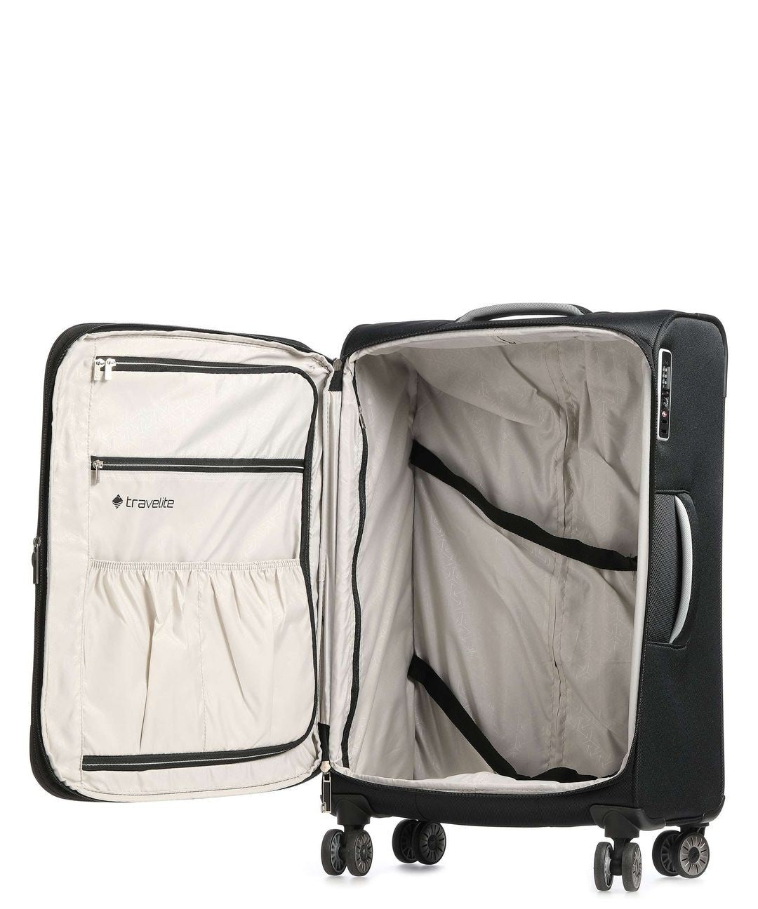 Maleta Mediana Extensible Blanda de TRAVELITE - MIIGO - BLACK