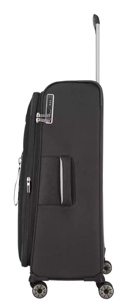 Maleta Grande Extensible Blanda de TRAVELITE - MIIGO - BLACK