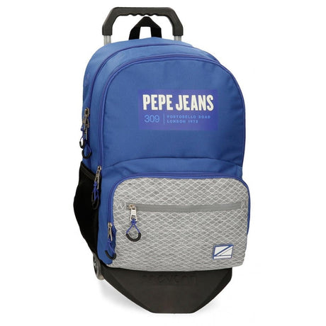 Mochila Pepe Jeans Darren doble compartimento con carro