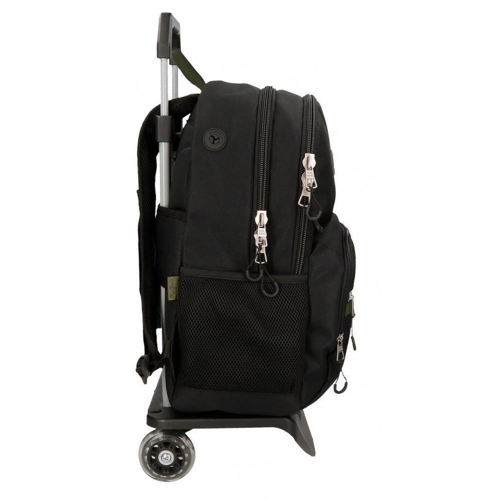 Mochila Pepe Jeans Luca doble compartimento con carro