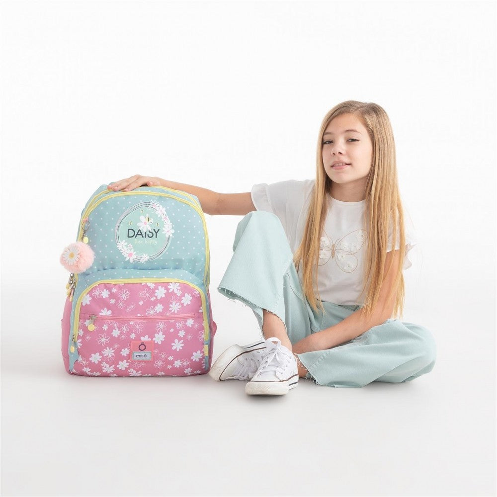 Mochila escolar Enso Daisy doble Compartimento adaptable