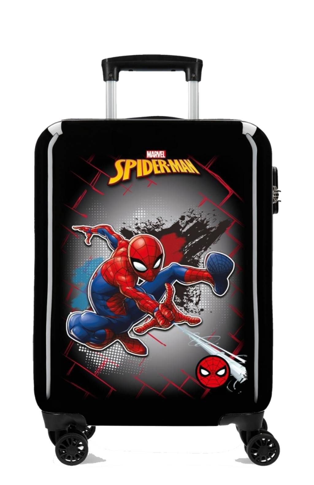 Maleta de Cabina Rígida Spiderman Red 55cm