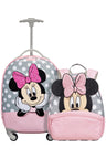 Set de Trolley infantil y Mochila S-MINNIE GLITTER-DISNEY de Dream Rider Samsonite