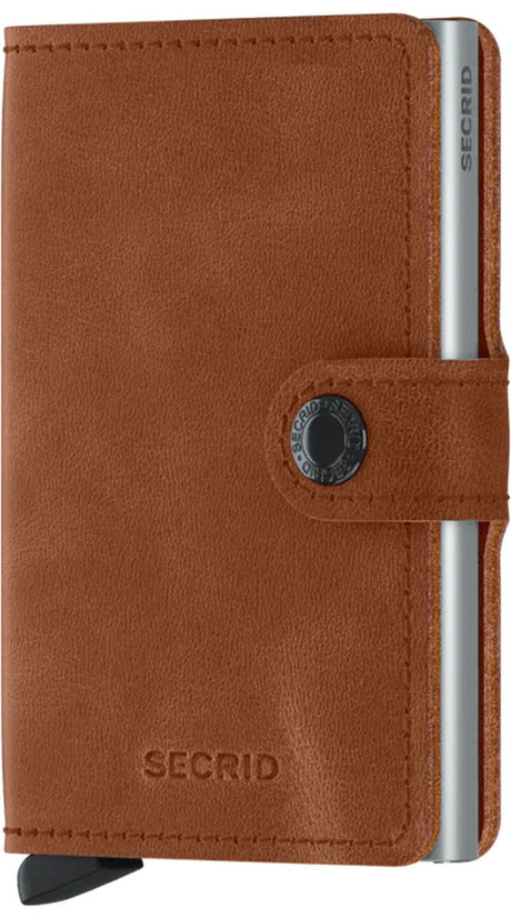 Secrid MiniWallet Vintage Cognac-Silver