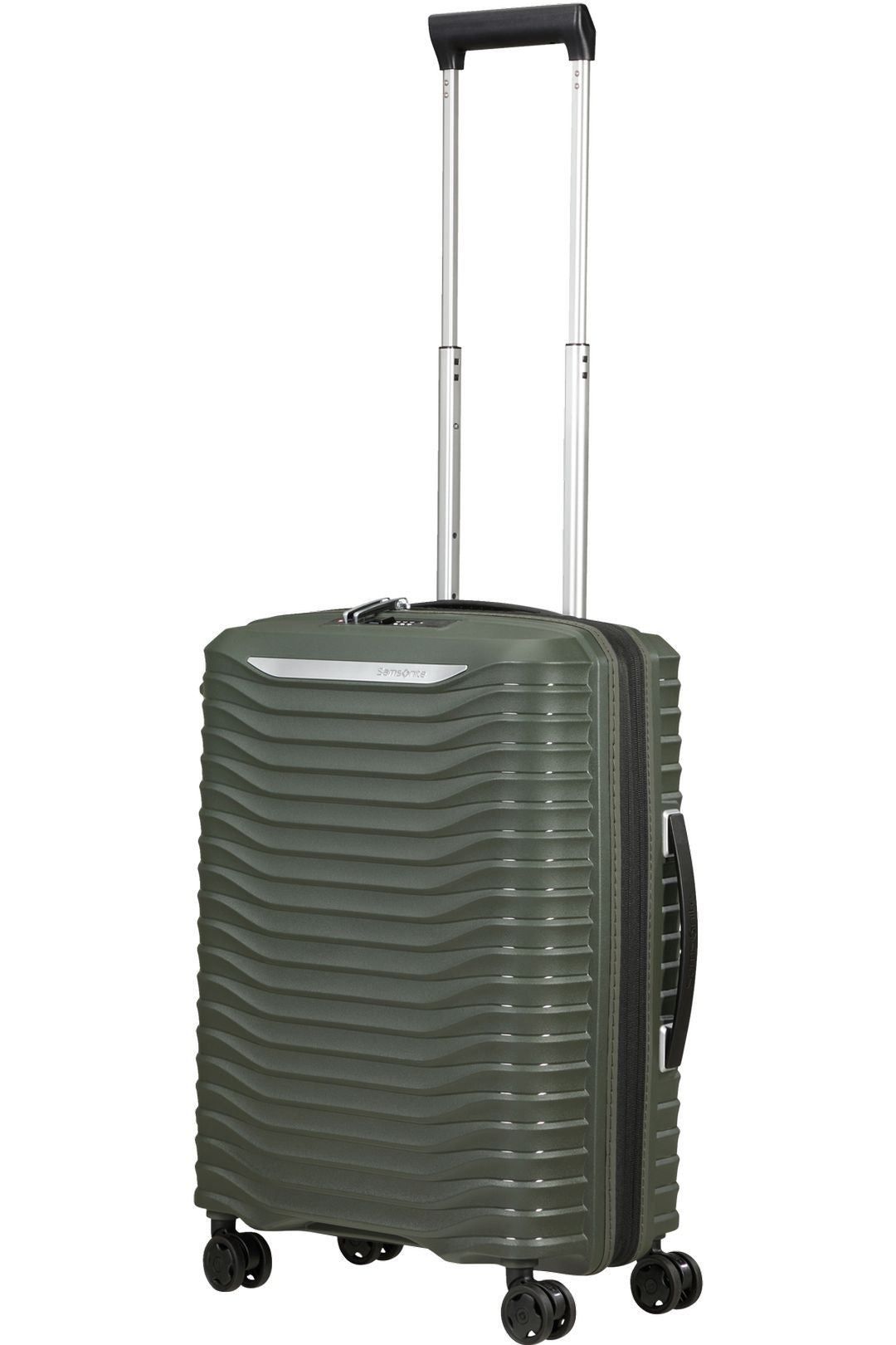 SET DE SAMSONITE MALETA DE CABINA EXTENSIBLE UPSCAPE CON MOCHILA 15” BIZ2GO Verde Oscuro