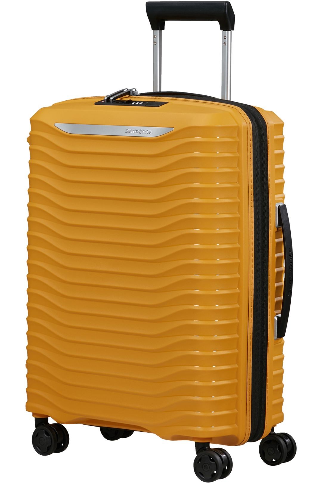 SET DE SAMSONITE MALETA DE CABINA EXTENSIBLE UPSCAPE CON MOCHILA 15” BIZ2GO Amarillo