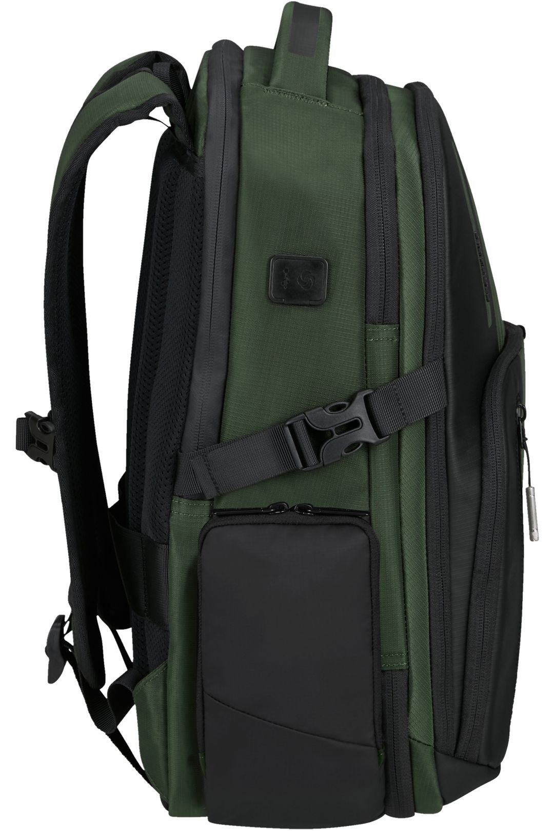 SET DE SAMSONITE MALETA DE CABINA EXTENSIBLE UPSCAPE CON MOCHILA 15” BIZ2GO Verde Oscuro