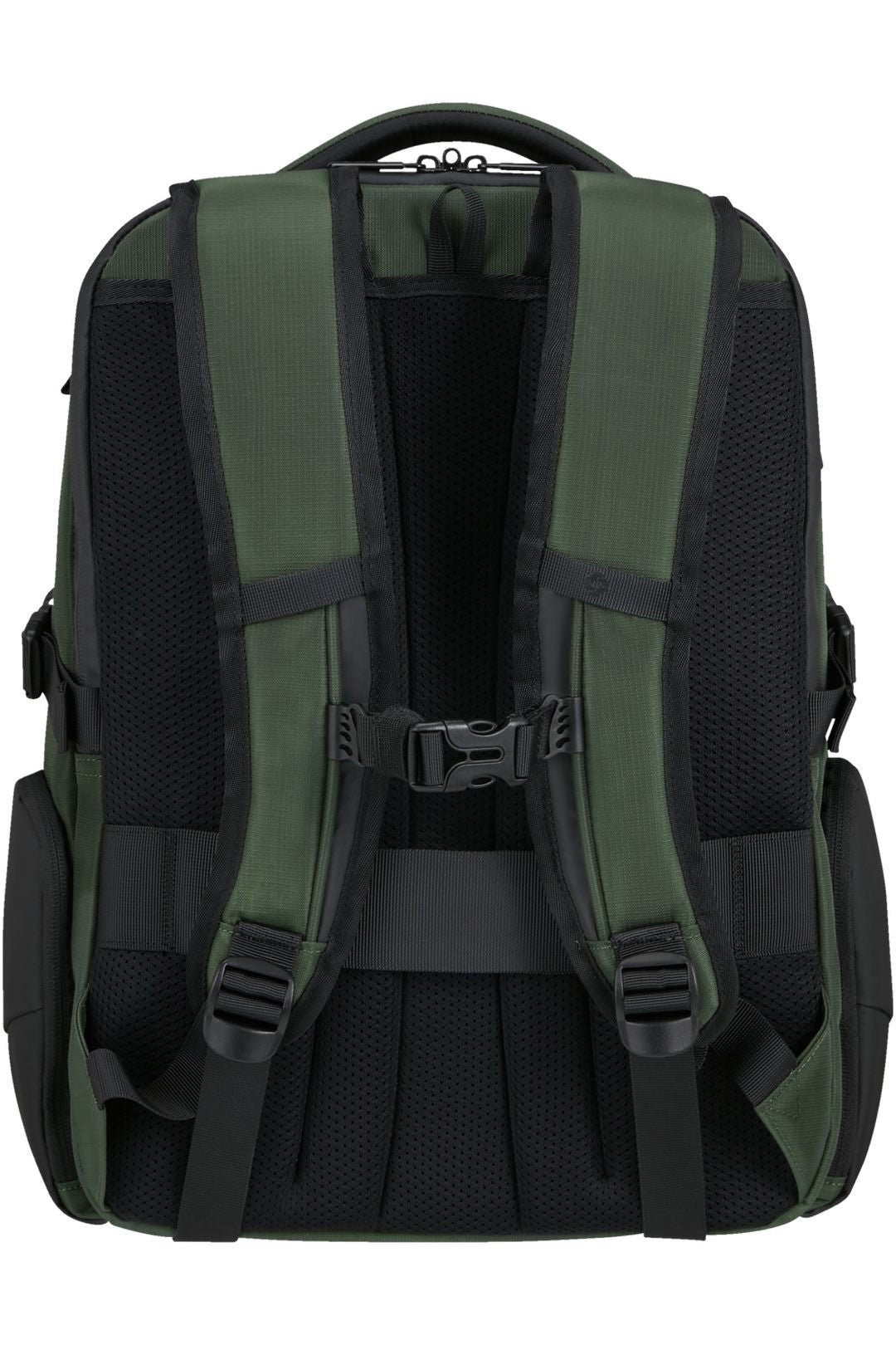 SET DE SAMSONITE MALETA DE CABINA EXTENSIBLE UPSCAPE CON MOCHILA 15” BIZ2GO Verde Oscuro