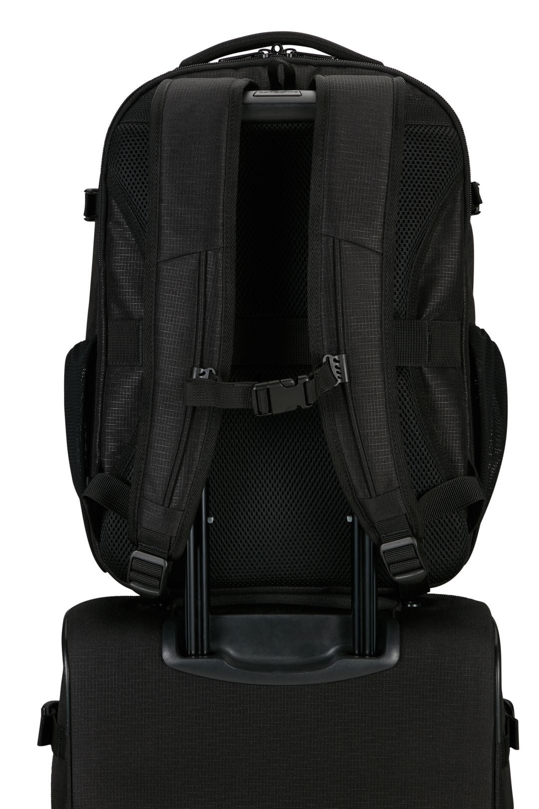 SET ROADER MALETA DE CABINA 55 CM Y MOCHILA PARA PORTÁTIL M - 15.6" – DEEP BLACK