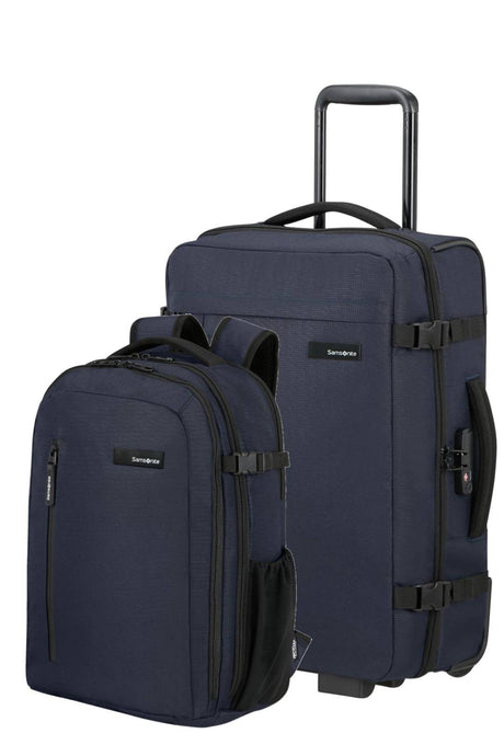 SET ROADER MALETA DE CABINA 55 CM Y MOCHILA PARA PORTÁTIL M - 15.6" – DARK BLUE