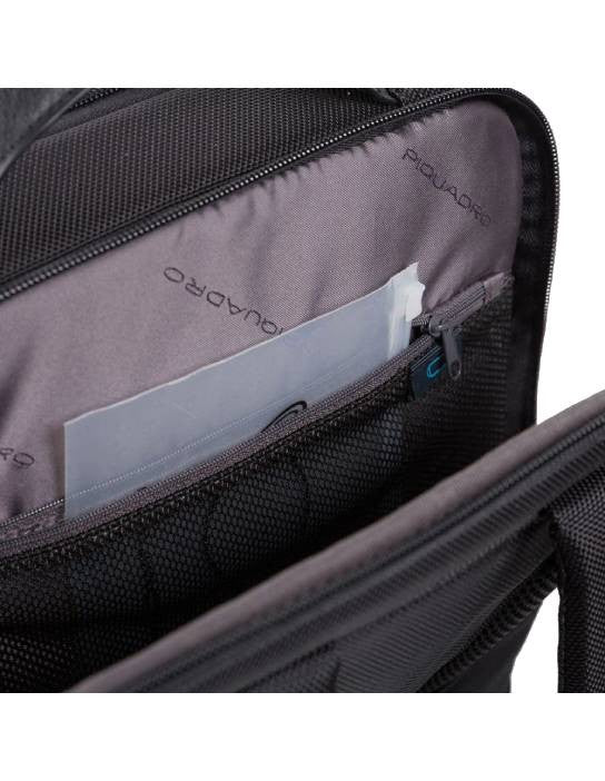 PIQUADRO MOCHILA PORTA ORDENADOR 15.6” Y PORTA IPAD® EN TEJIDO RECICLADO BRIEF 2