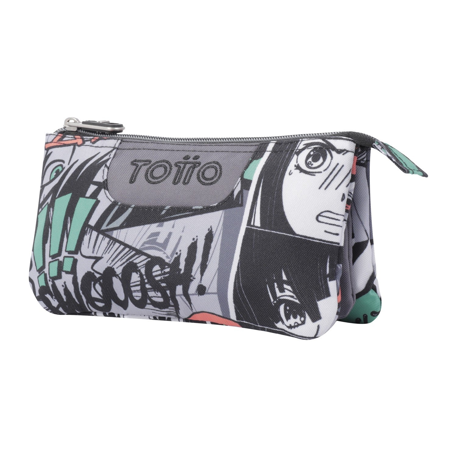 TOTTO Mochila escolar con ruedas Renglones + Estuche Tablero - Manga 4YN