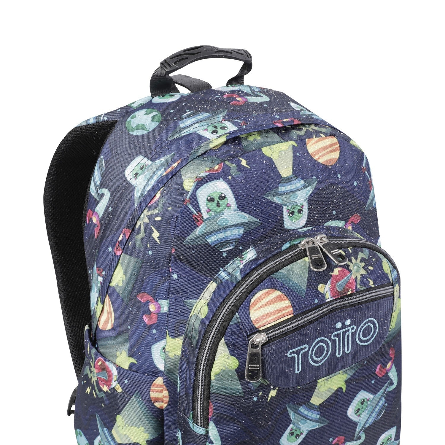 TOTTO Mochila escolar - Acuareles - 5JY Planetas y Aliens