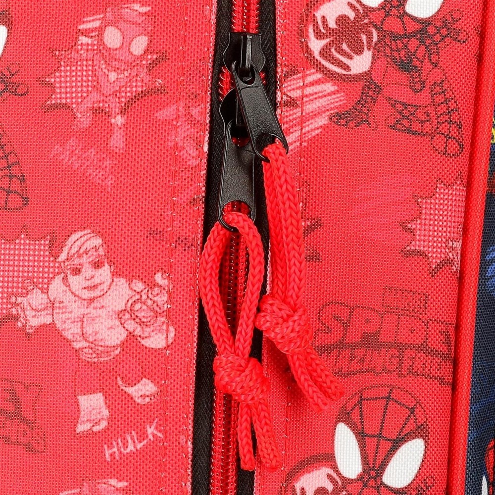 Mochila Escolar Go Spidey con carro