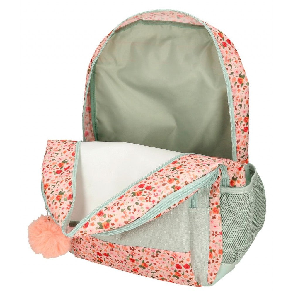 Mochila Escolar Movom Romantic Girl dos compartimentos