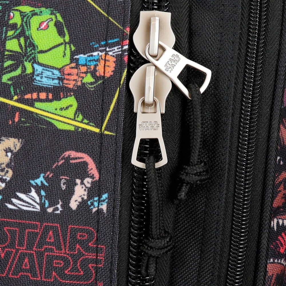 Mochila escolar Star Wars Galactic Team adaptable a carro