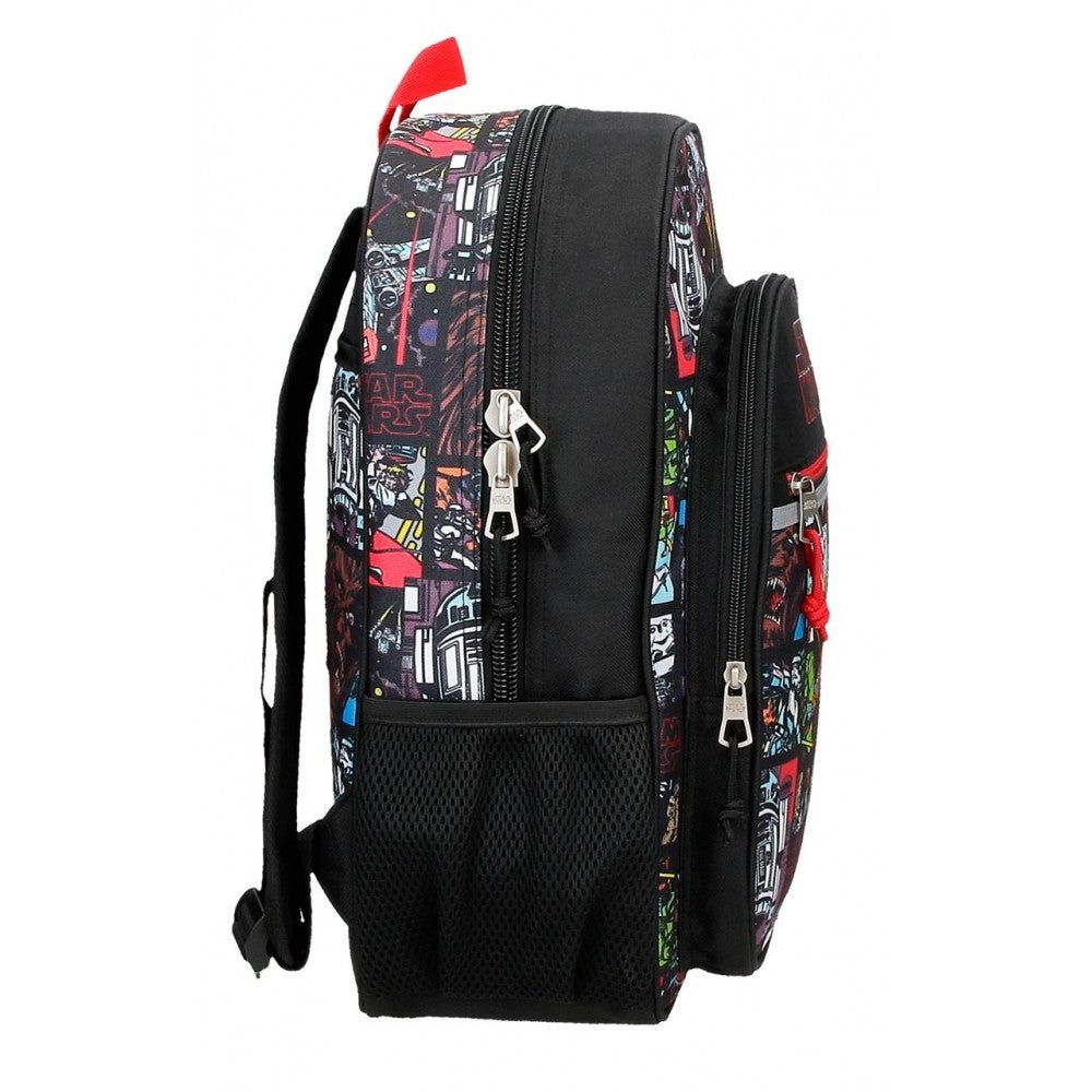 Mochila escolar Star Wars Galactic Team adaptable a carro