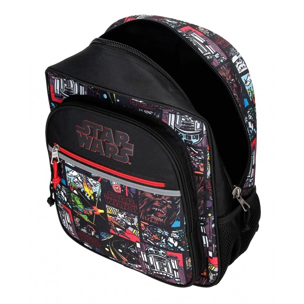 Mochila escolar Star Wars Galactic Team adaptable a carro