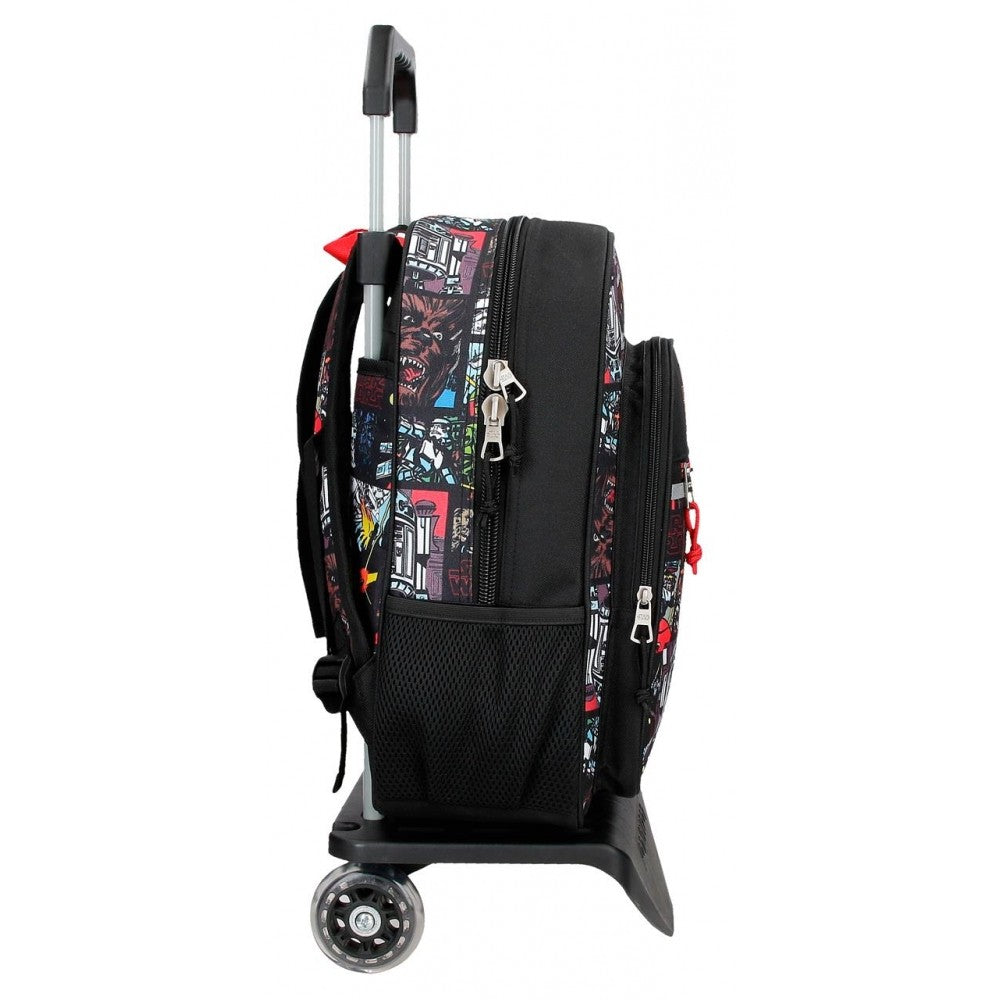 Mochila escolar Star Wars Galactic Team con carro