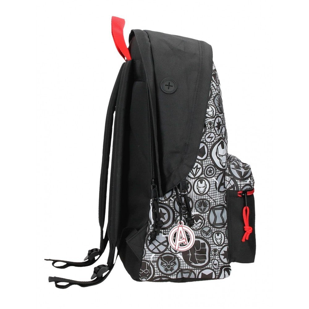 Mochila Escolar Avengers Heroes 44cm con porta ordenador