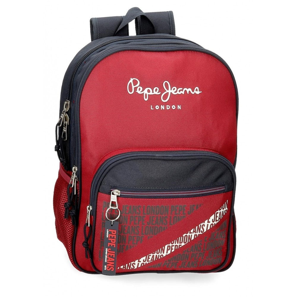 Mochila escolar dos compartimentos Pepe Jeans Clark 40cm