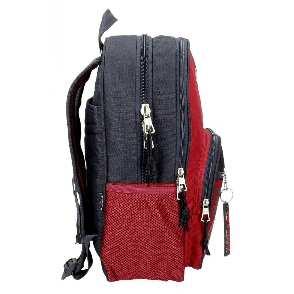 Mochila escolar dos compartimentos Pepe Jeans Clark 40cm