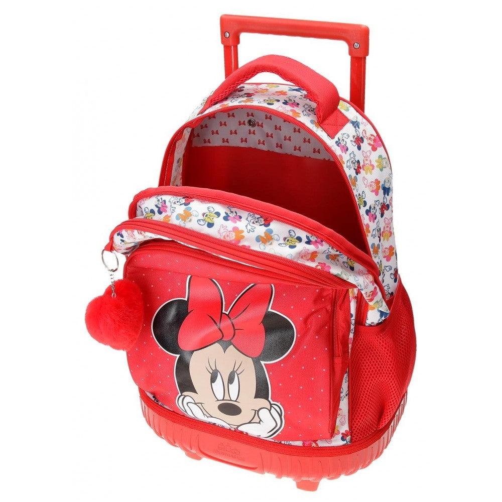 Mochila con dos ruedas y dos compartimentos Minnie Diva