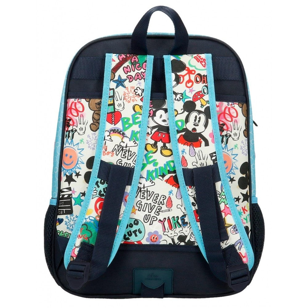 Mochila Mickey Be Cool 38cm adaptable