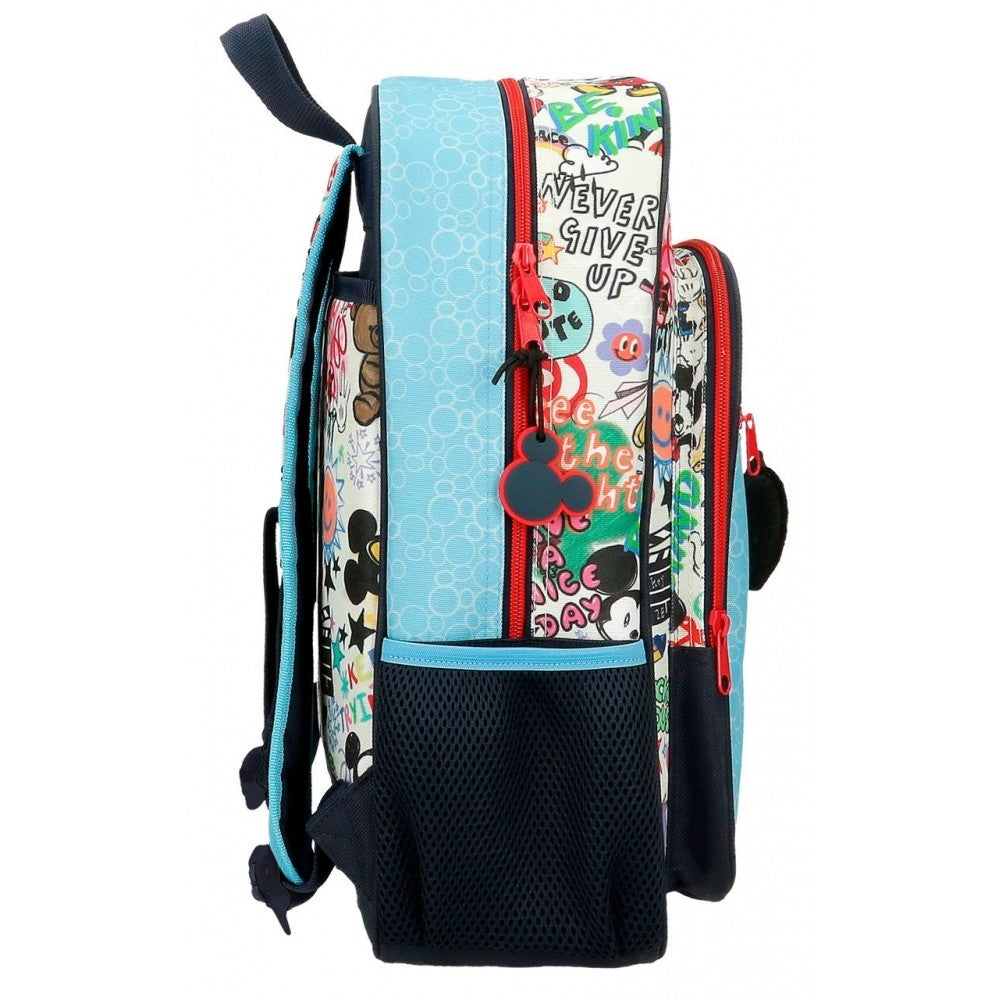 Mochila Mickey Be Cool 38cm adaptable