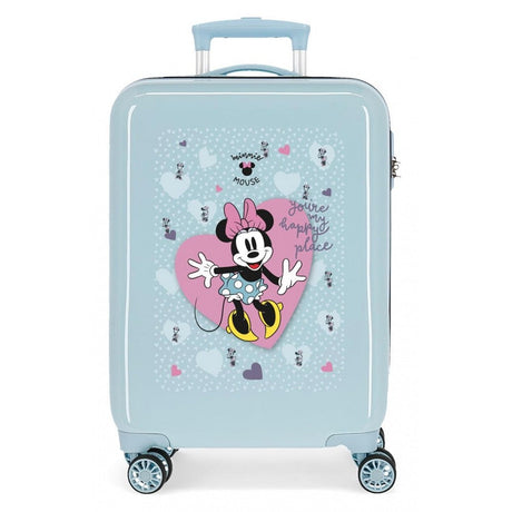 Maleta de Cabina Minnie My happy place rígida 55cm