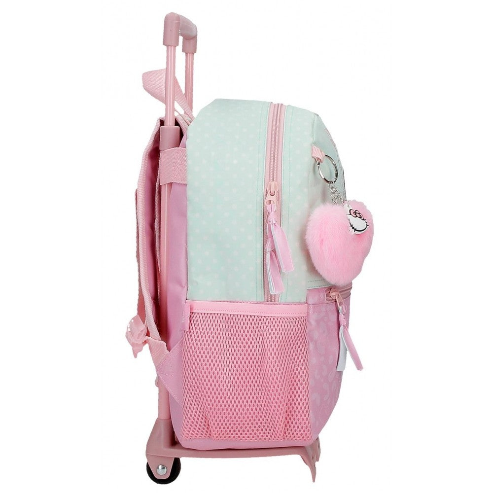 Mochila Hello Kitty Paris 32cm con carro