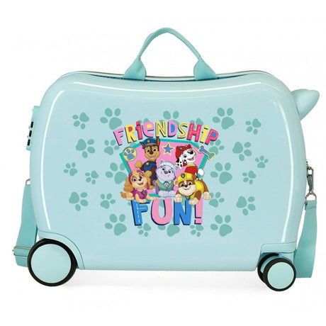 Maleta infantil 2 ruedas multidireccionales Patrulla Canina Friendship fun