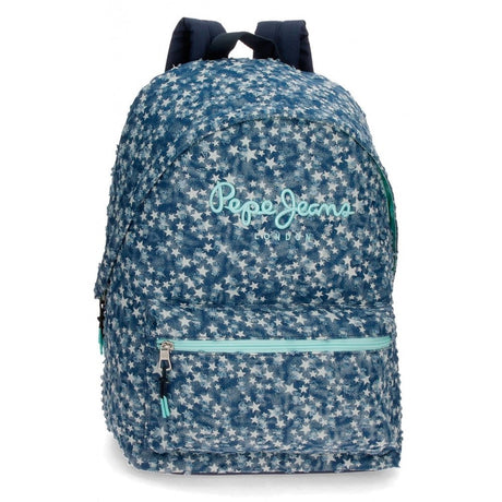 Mochila Pepe Jeans Demin Star  44cm