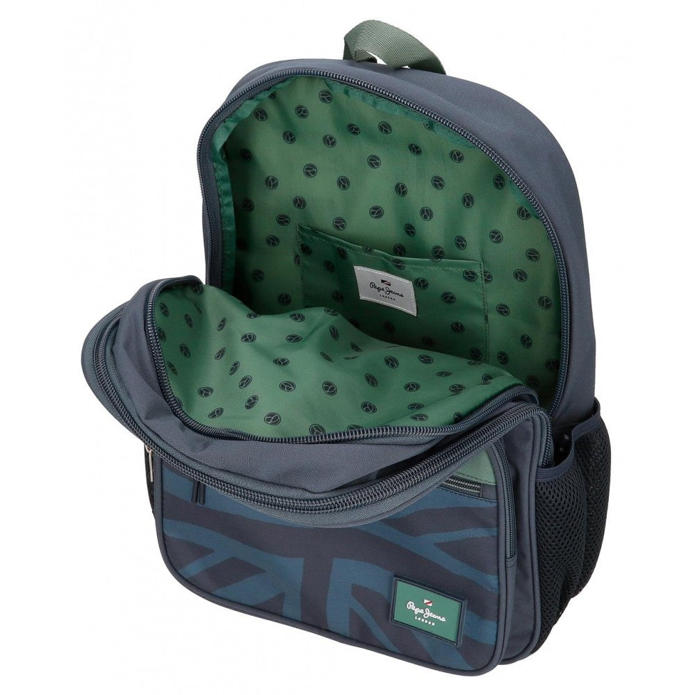 Mochila Pepe Jeans Tom 40cm dos compartimentos