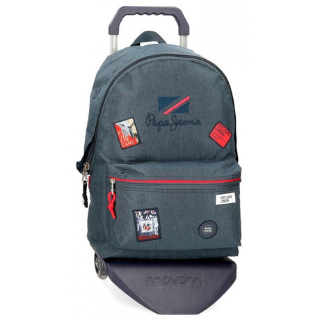 Mochila Escolar adaptable Pepe Jeans Kay con carro