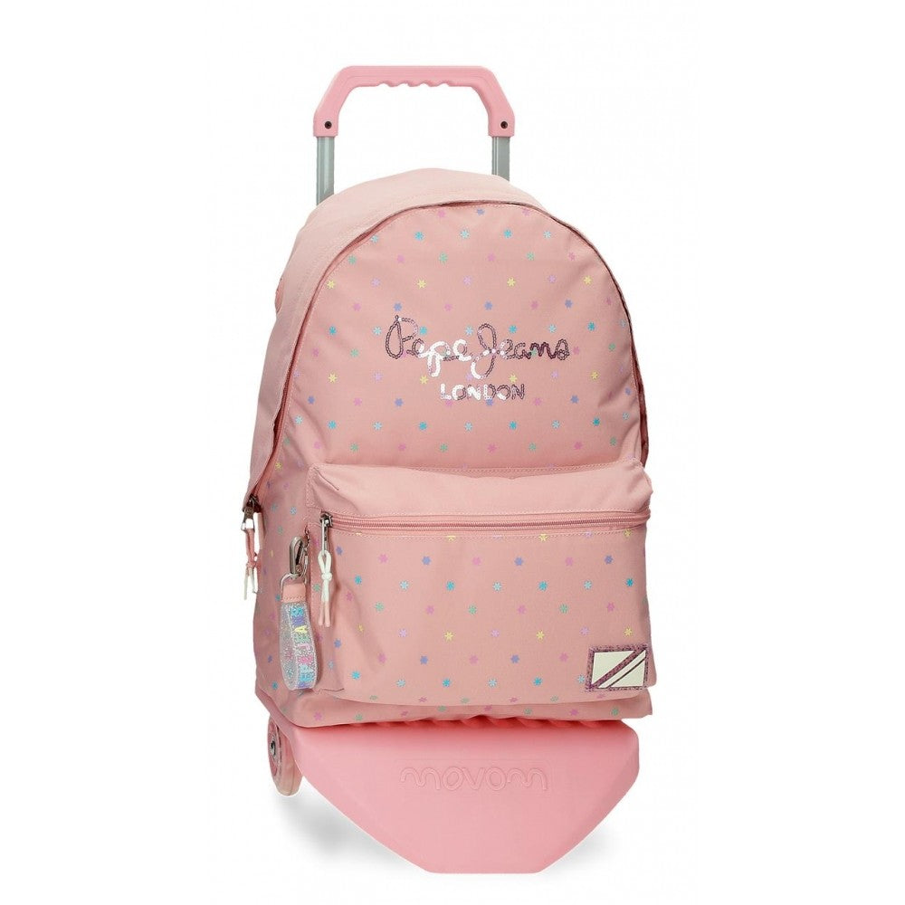 Mochila Escolar Pepe Jeans Carina con carro