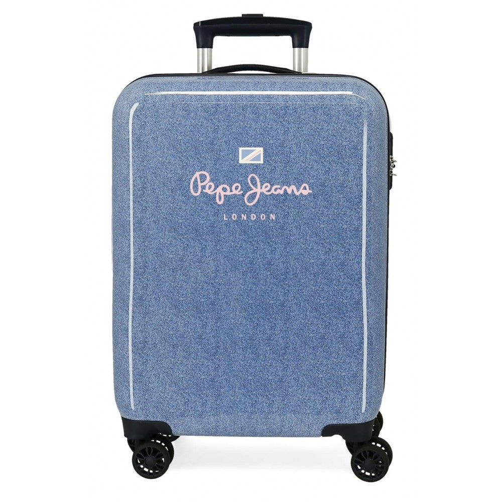 Maleta de cabina Pepe Jeans Lena rígida 55 cm denim