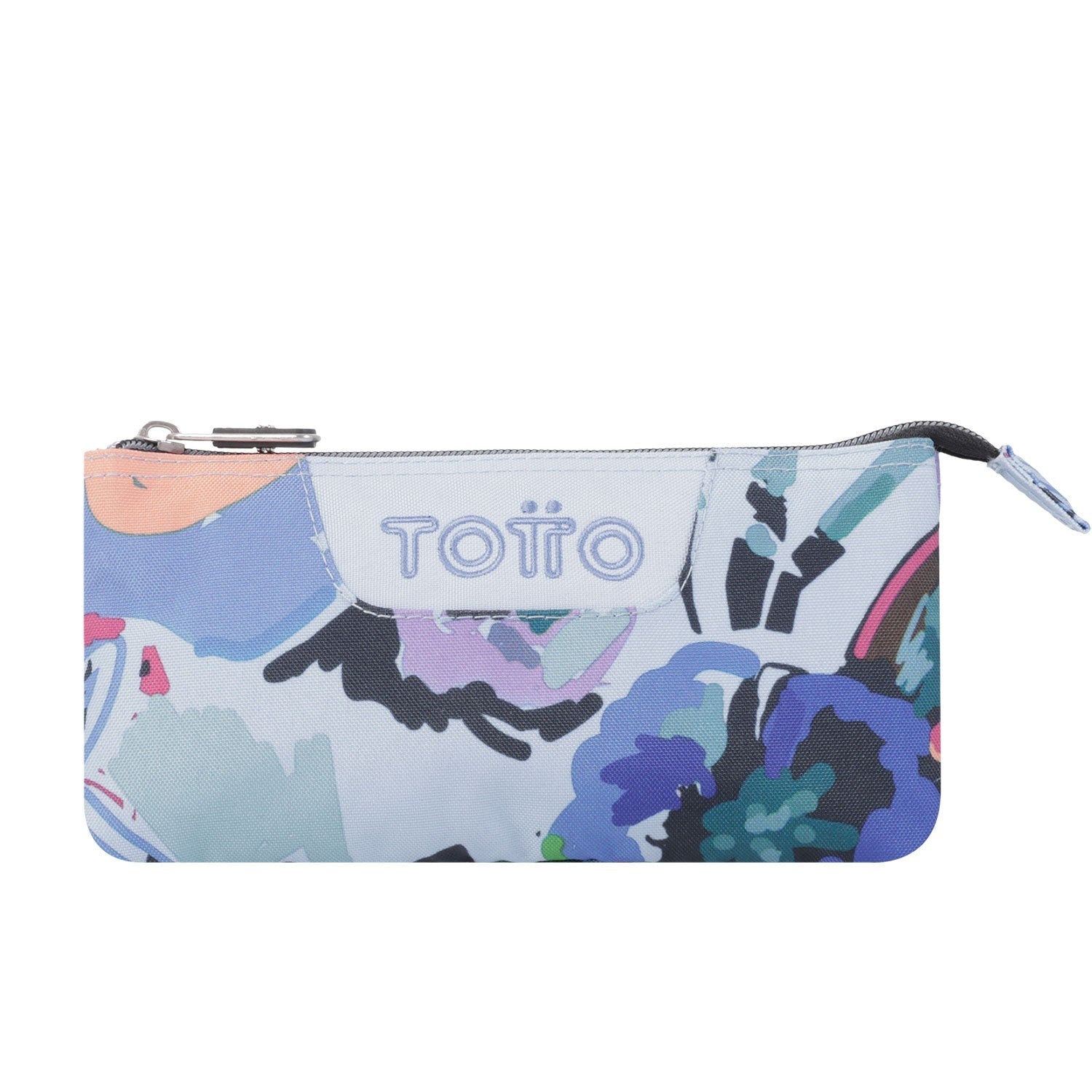 TOTTO Mochila escolar con ruedas Renglones + Estuche Tablero - 4H1 Lienzo Floral