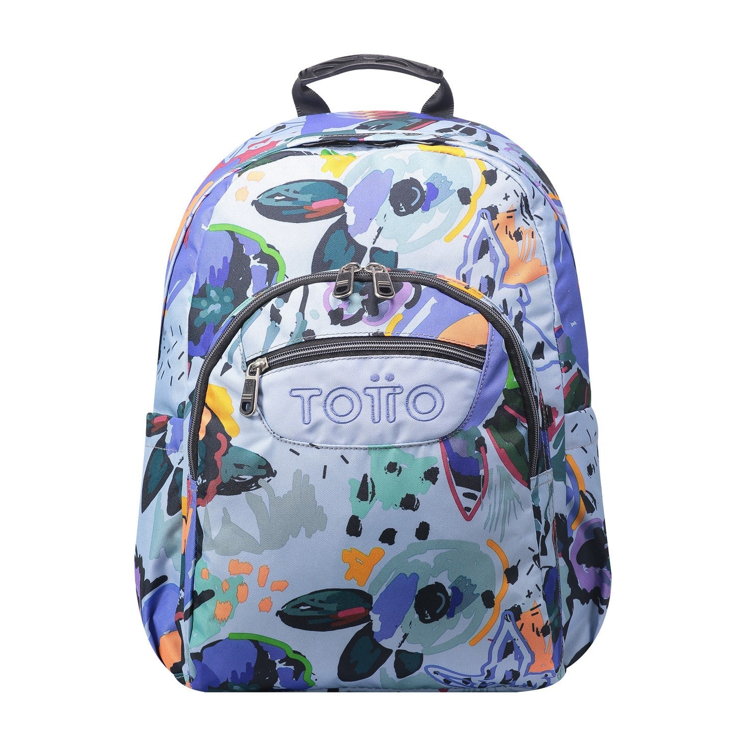 TOTTO Mochila escolar - Acuareles - 4H1 Lienzo Floral