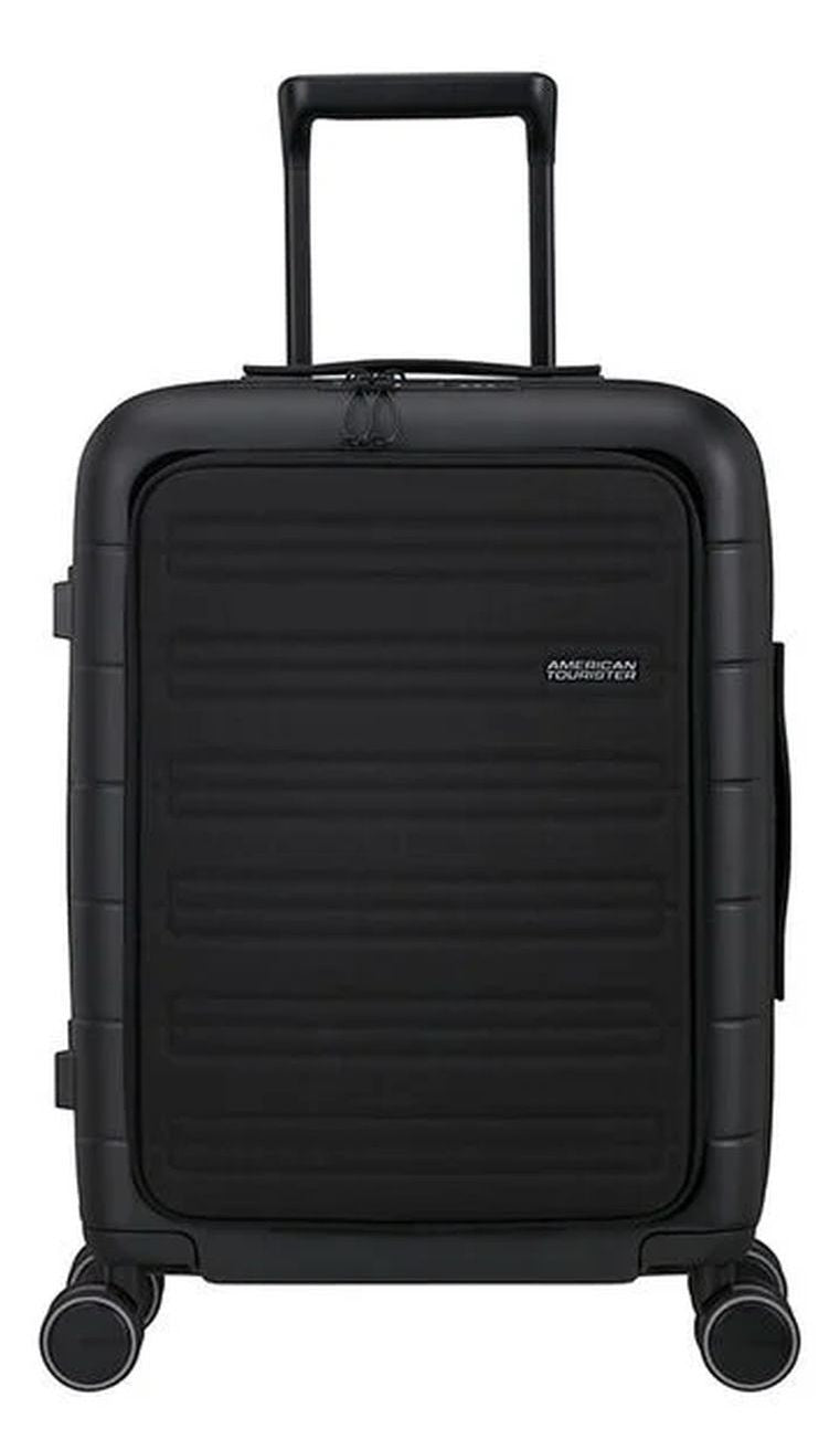 SET AMERICAN TOURISTER MALETA DE CABINA NOVASTREAM SMART Y MOCHILA URBAN GROOVE UG16 Negro